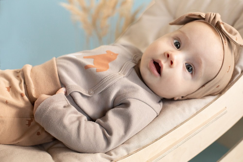 Wooden Pony Rozpinane body Pinokio - beż