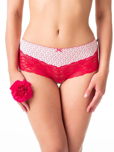 LPB 985 A'2 Figi damskie brazyliany 2-pak Key- czerwony