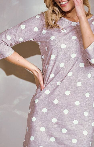 3213 Dolly Koszula Damska Taro - fioletowy