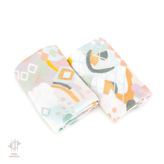 Pastel Gelato Pieluszki 100% Bamboo muślin Makaszka