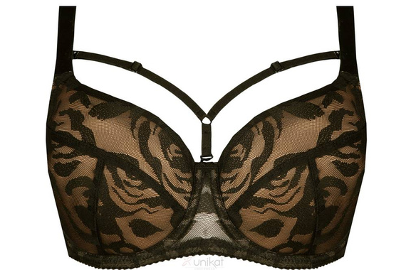 Tajla full cup biustonosz usztywniany Unikat czarny