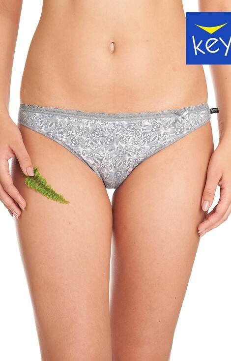 LPR 988 A22 Figi damskie 2-pak Key niebieski-szary