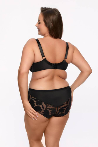 BSM 1134 Keto  Biustonosz półusztywniany maxi Gaia- czarny 