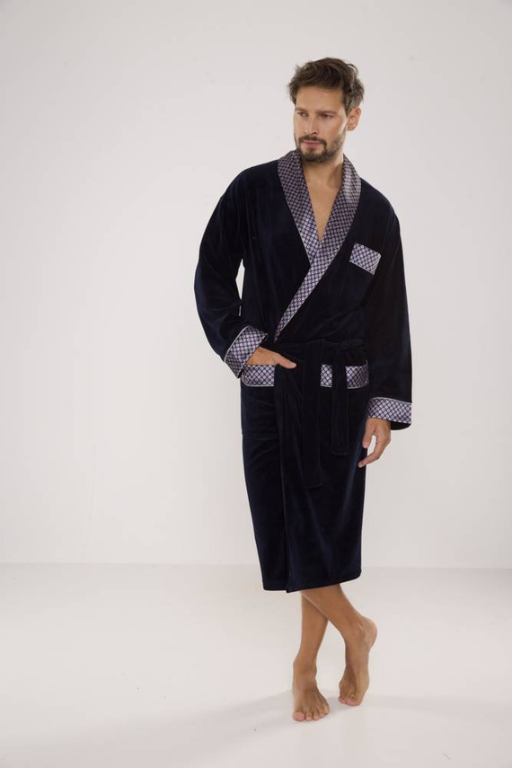 773 Bonjour szlafrok męski forex - granat