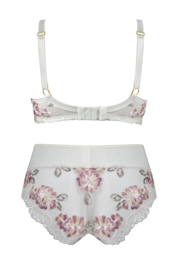 19103 Folk Biustonosz balkonetka Mediolano milk