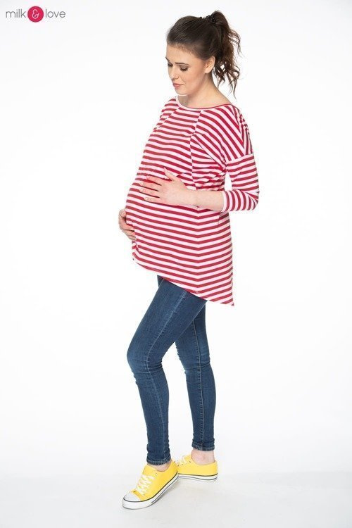 Mommy bluzka ciążowa i do karmienia Milk&Love morska zieleń