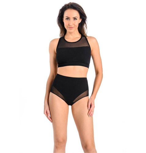 1123-3 Filly 3-Pak Figi z wysokim stanem Teyli -  czarny/jeans/czerwony