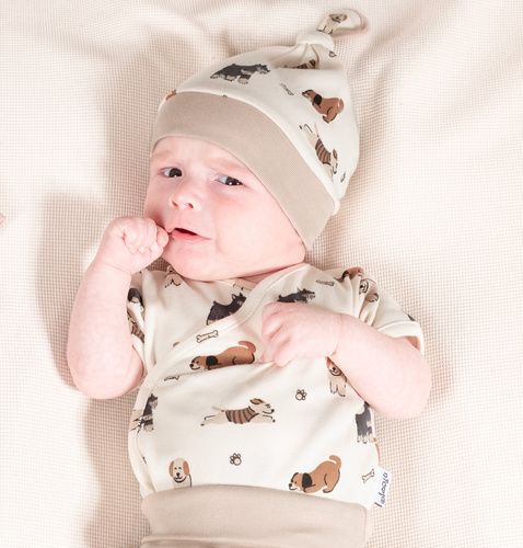 215094 Eddy Body z krótkim rękawem rozpinane Nicol