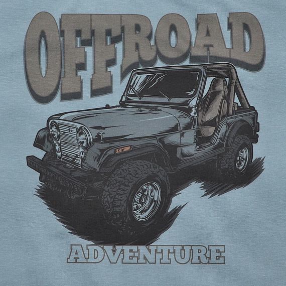 KAR-2009/NIE T-shirt dla chłopca Lagarto Verde niebieski