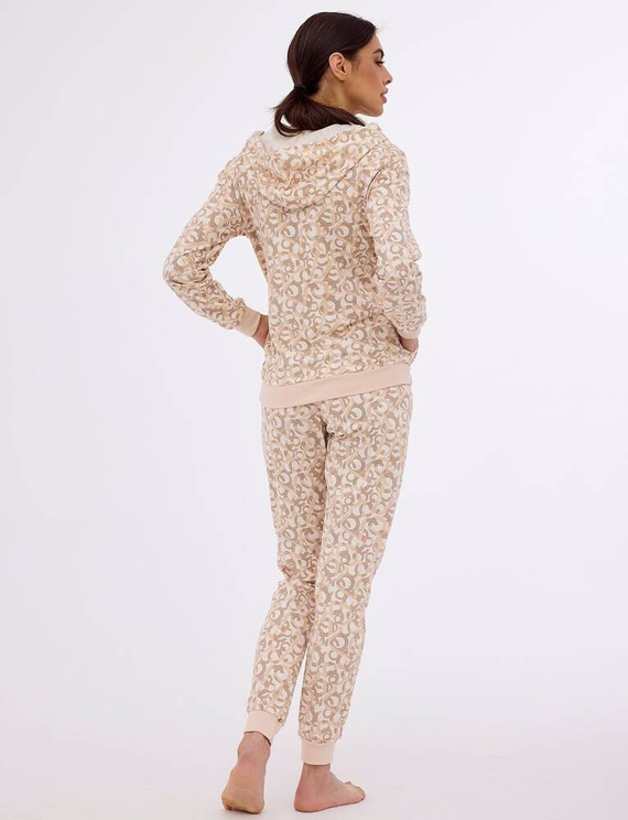 355/411Elen Piżama trzyczęściowa damska Cornette beżowy