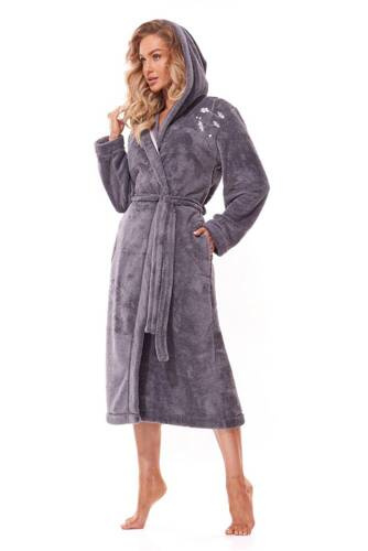 2321 Lili Szlafrok Damski długi L&L - onyx