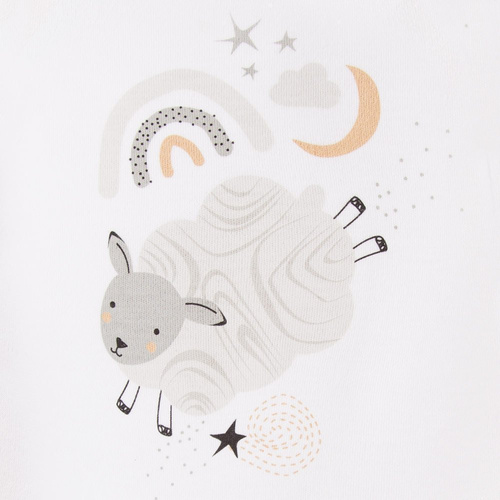 Mellow Body Kopertowe z nadrukiem Ewa Klucze- biały