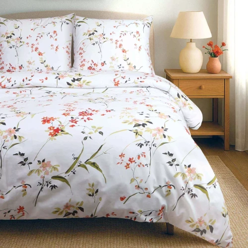 Pościel flanelowa Darymex 31523/1 kwiaty bawełna 160 g/m² ciepła