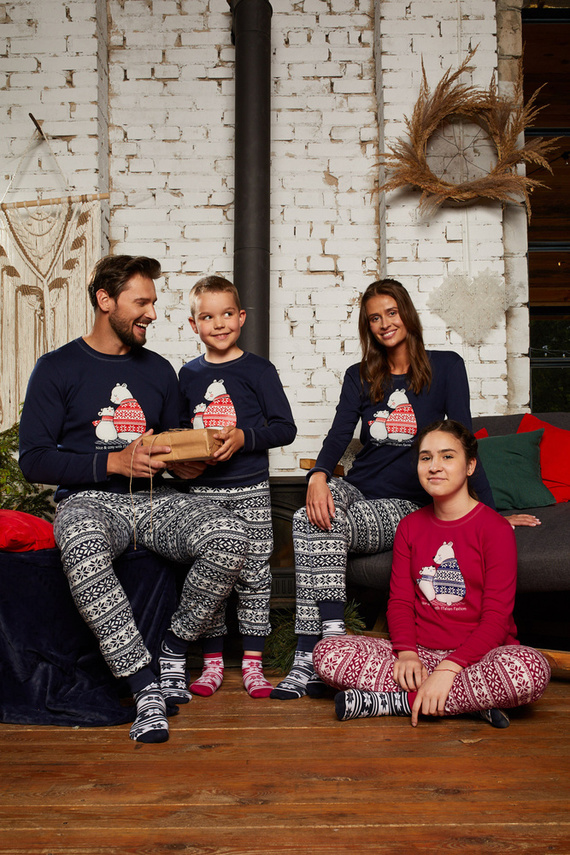 Arktyka Piżama dziecięca Italian Fashion - granat