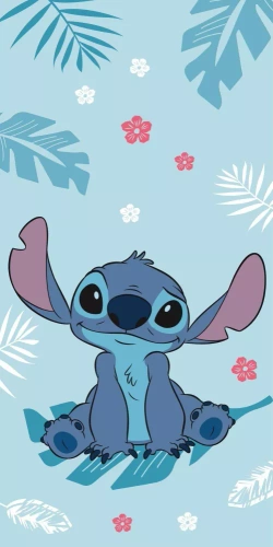Lilo and Stitch Ręcznik plażowy dziecięcy  bawełniany Kids25 | Disney | Na plażę i basen Jerry Fabrics