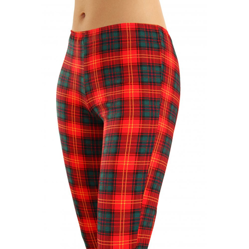 2576 Skrzat Piżama damska świąteczna Sesto Senso czerwony