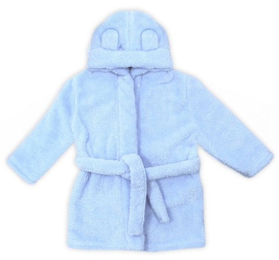 018 11 Szlafrok dziecięcy "Basic" Nicol - niebieski