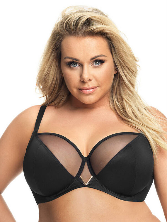 K 564 Vicky Biustonosz miękki Gorsenia czarny