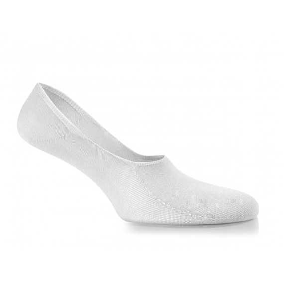 Stopki męskie niewidoczne mokasynki balerinki Sesto Senso biały