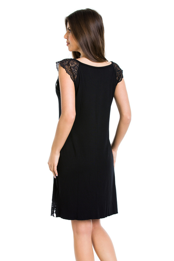 05074 Aurelia Koszula nocna Mediolano czarny