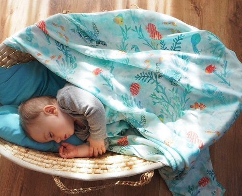 Otulacz 100% Bamboo Woodland- Makaszka