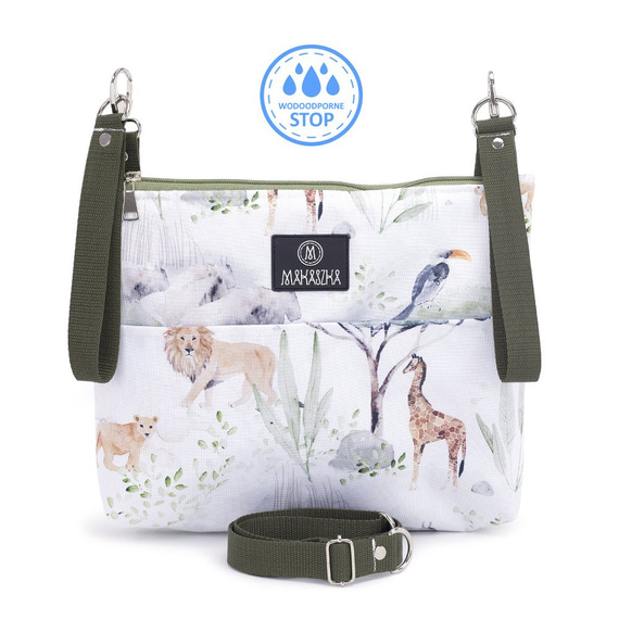 Wodoodporny organizer na wózek Sawanna - Makaszka