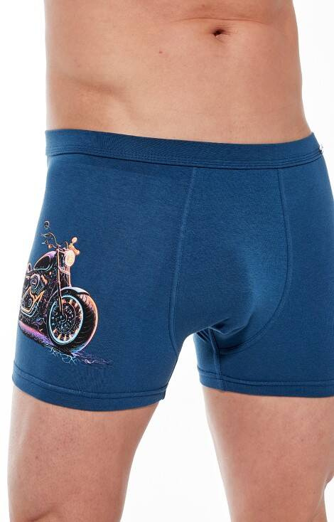 280/232 Motorcy Bokserki męskie Tattoo Cornette morski