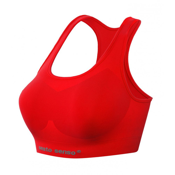CL14 biustonosz sportowy top Sesto Senso czerwony