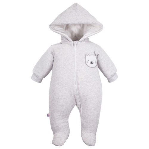 Run & Fun Pajac dresowy z kapturem Eevi - szary