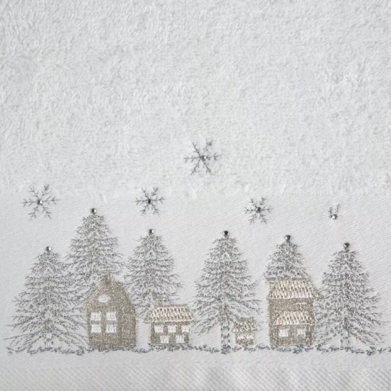 Joy 2 ręcznik świąteczny choinka Eurofirany biały