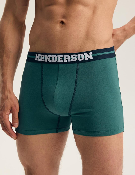 Bokserki Męskie Henderson 45468 Find-Pak Bawełniane z Szeroką Gumą Logo
