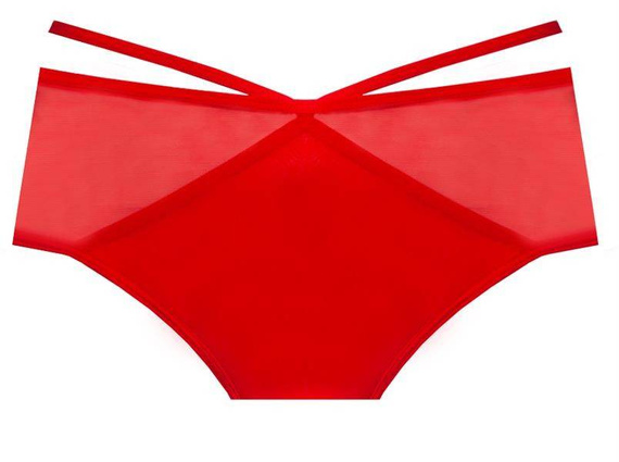 Lara figi damskie Unikat czerwony