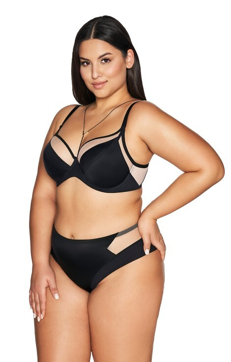 2136 Figi damskie Ava - czarne