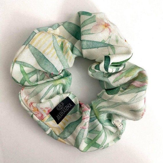 Gumka do włosów scrunchie Fairies- Makaszka
