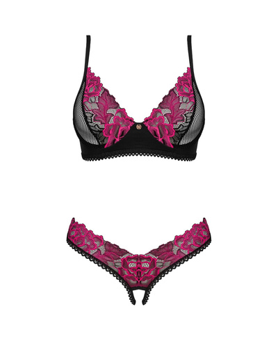 Rosenty Set Komplet 2-częściowy Obsessive - czarny