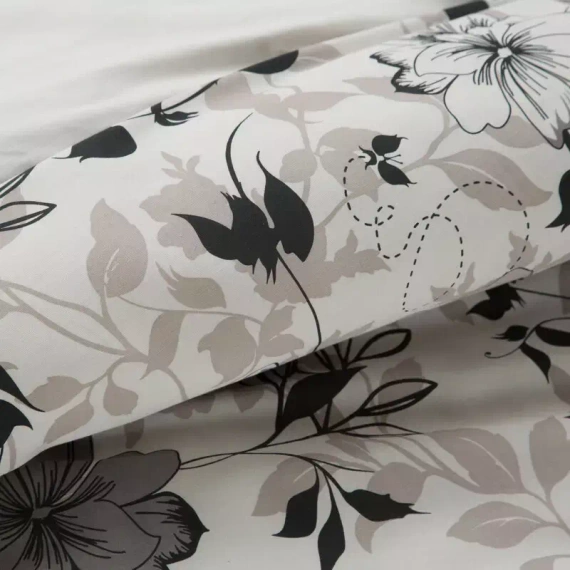 Spring 09 Kwiaty pościel satynowa Eurofirany bialy