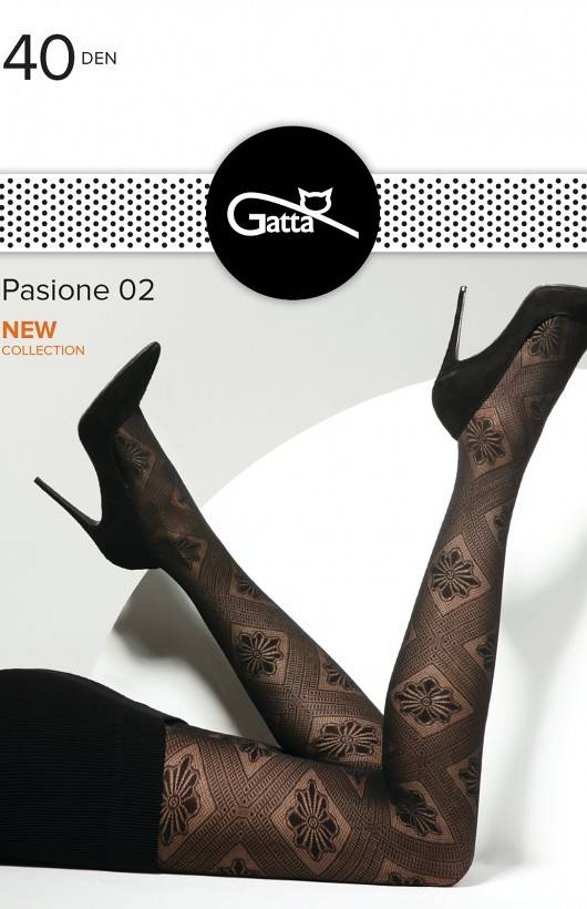 Pasione Rajstopy 40 den Gatta wz.02- nero