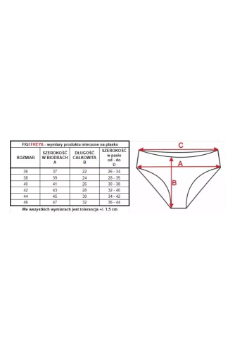 86549 Freya figi damskie Mewa granatowy