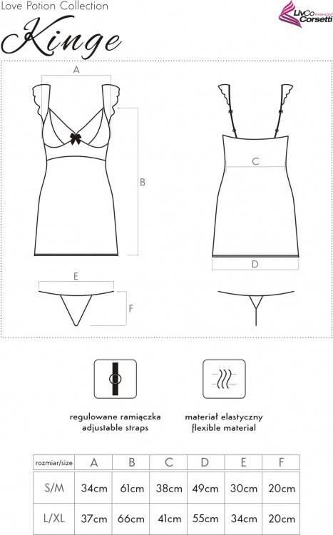Kinge LC 99187 Komplet damski LivCo Corsetti Fashion  