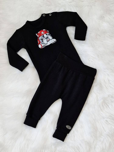 Pirat Body z długim rękawem Bambarillo czarny