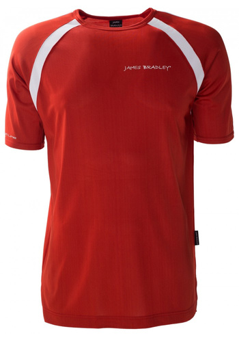 86099 Jumper T-shirt męski James Bradley czerwono-biały