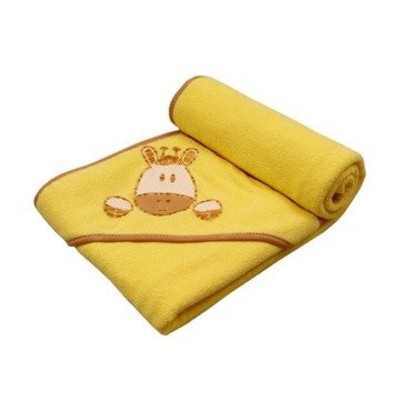 Niemowlęce okrycie kąpielowe "Zwierzątka" Terjan - żółty