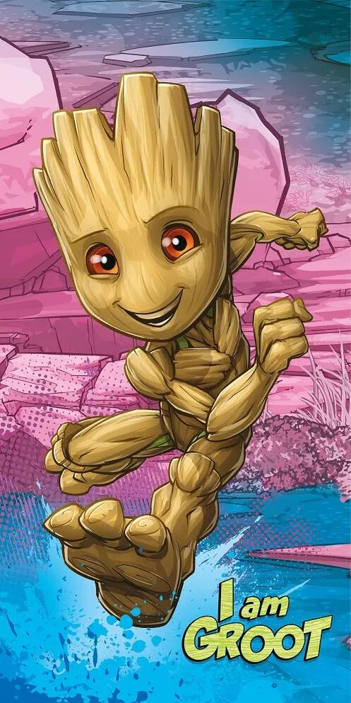Groot "I am groot" Kids25 Ręcznik plażowy Jerry Fabrics