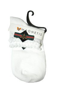 3008 Zakostki Damskie Magnetis biały