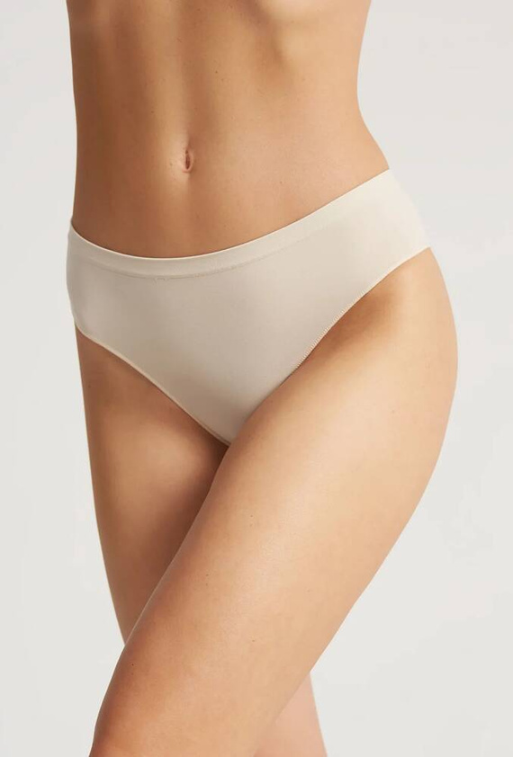 41685 brazylian high sensual skin Figi Damskie Brazyliany Gatta- light nude beżowy