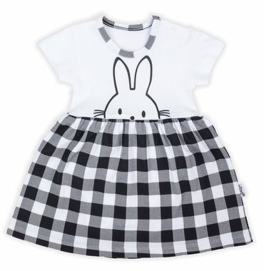 163373 Sukienka bawełniana "Bunny Kratka" Nicol