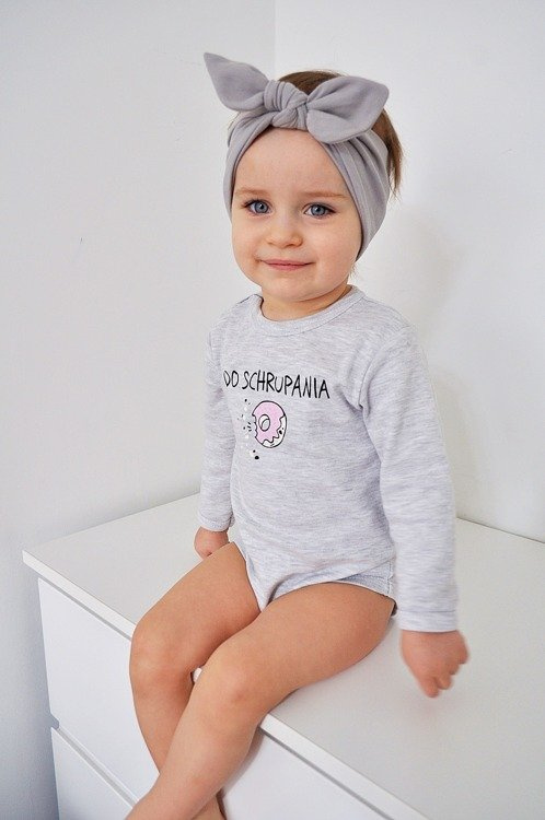 551219113 Body z długim rękawem "Do schrupania" Oscar Kids