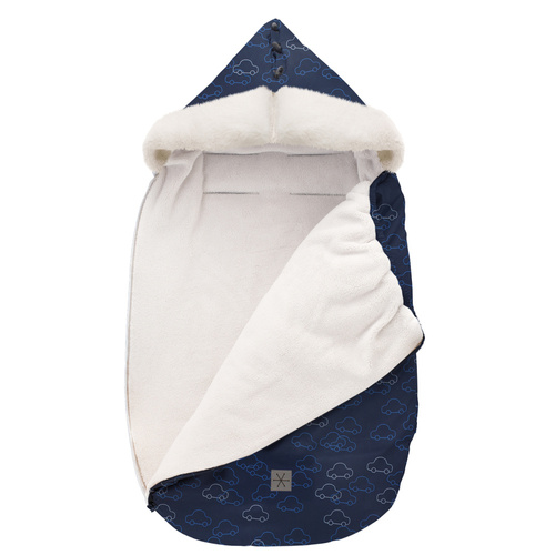 Winter Śpiworek do fotelika Pinokio - granat