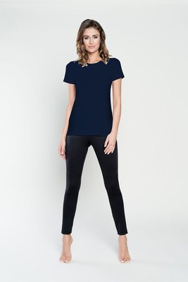 Ibiza Koszulka Damska krótki rękaw Italian Fashion - granat