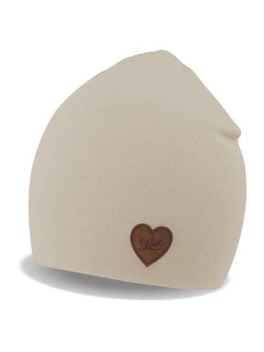 CP003 Girl Czapka dla dziewczynki Noviti - 01 beżowy jasny